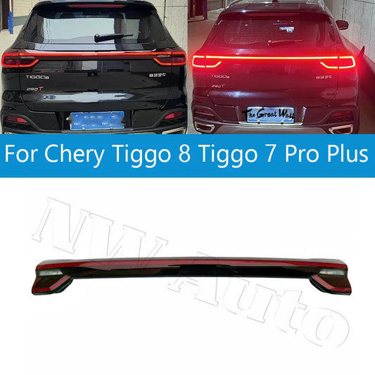 For Chery Tiggo 8 Tiggo 7 Pro Plus Through LED Rear Light Tail Light Tail Lamp Taillight Taillamp Brack Back Combination Light sayaragear