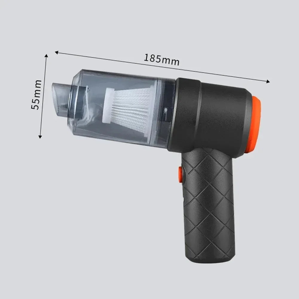 Wireless Car Vacuum Cleaner 120W Cordless Dust Handheld Auto Portabale Vacuum High-power Vacuum Cleaner For Home Office Car sayaragear