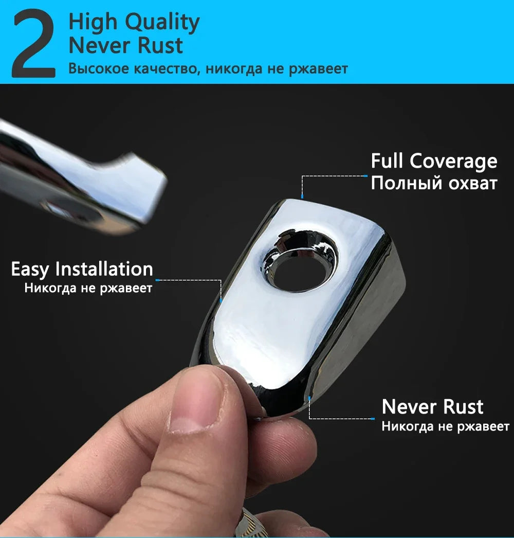 for Toyota Camry XV30 2002~2006 2003 2004 2005 Styling Stickers Decoration Chrome Door Handle Cover paint Refit Car Accessories sayaragear