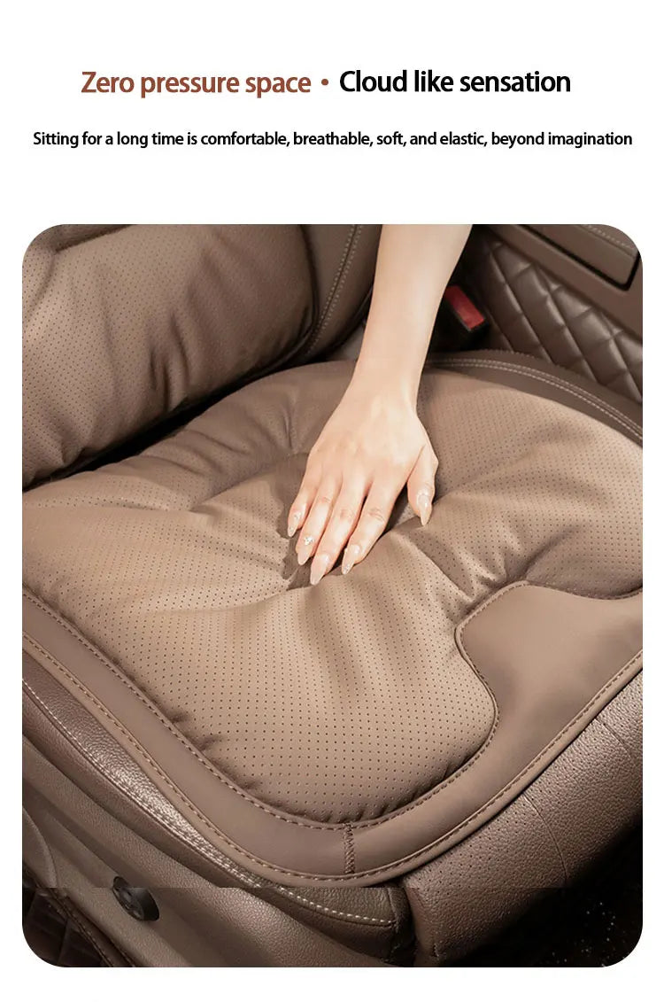 Universal Car Seat Cover Leather Cars Seat Waist Cushion Covers Four Season Auto Interior Seats  Protection Pad Car Accessorie sayaragear