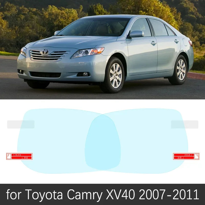 Full Cover Anti Fog Film Rainproof Rearview Mirrors for Toyota Camry 40 XV40 2007~2011 Car Stickers Accessories 2008 2009 2010 sayaragear