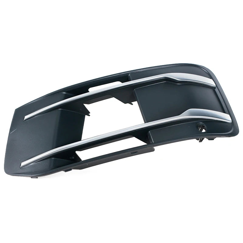 For Audi Q7 2016-2019 Auto Accessories Front Bumper Fog Light Under Grille Cover Fog Light Frame Fog Light Protection Cover - sayaragear