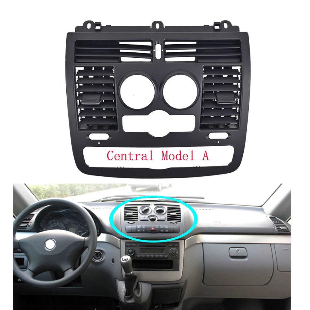 Front Dash Central Left Right Air Conditioner Ac Vent Grill Cover For Mercedes Benz Vito Viano W636 W639 6368300300 6368300200 sayaragear