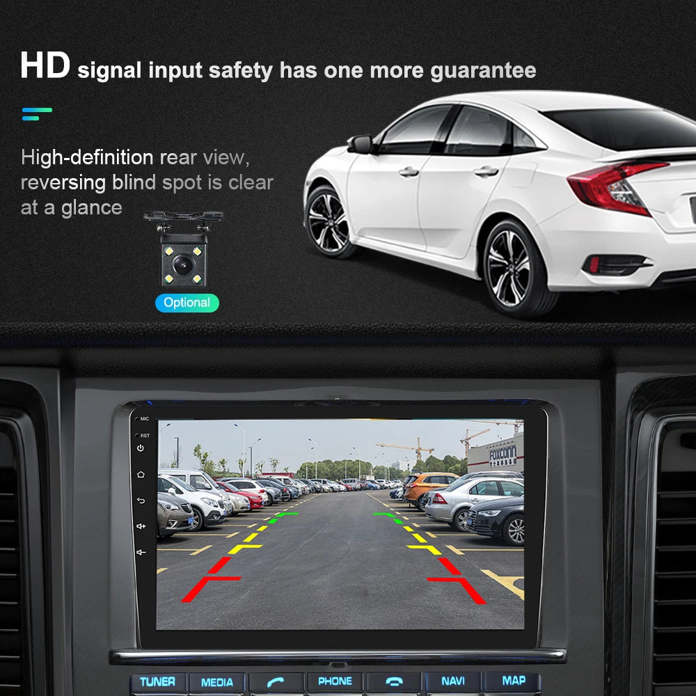 7/9/10 inch Universal Android 13 Car Radio 32G/64G Autoradio android 2 Din car radio GPS BT Central Multimedia Smart car systems sayaragear