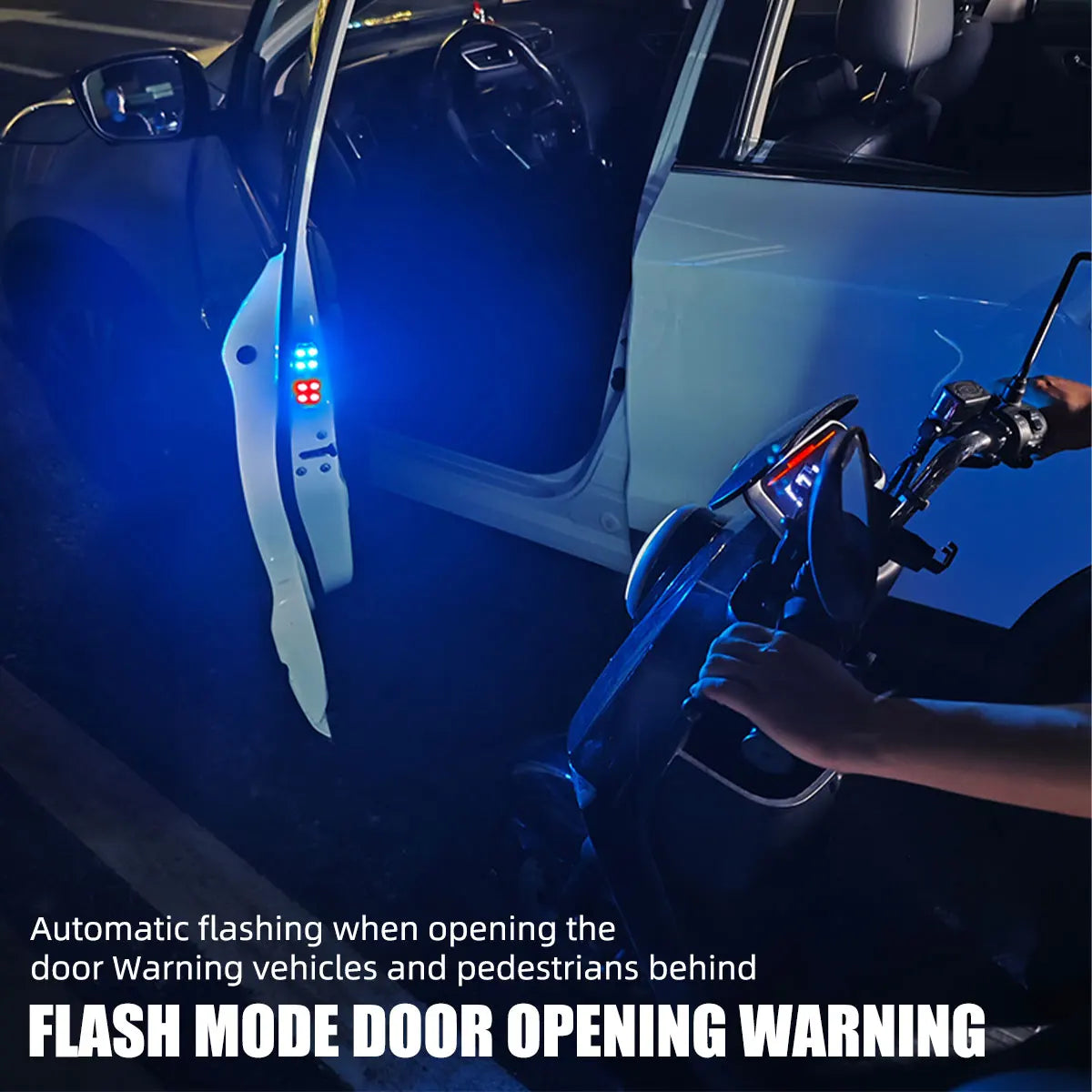 2Pcs Car LED Door Lights RGB Led Wireless Door Warning Lights USB Welcome Door Sill Projector Magnetic Auto Ambient Lamp Puddle sayaragear