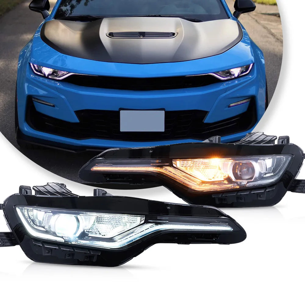 Vland 2018-2024 Camaro SS/RS LED Headlights Assembly Upgrade sayaragear