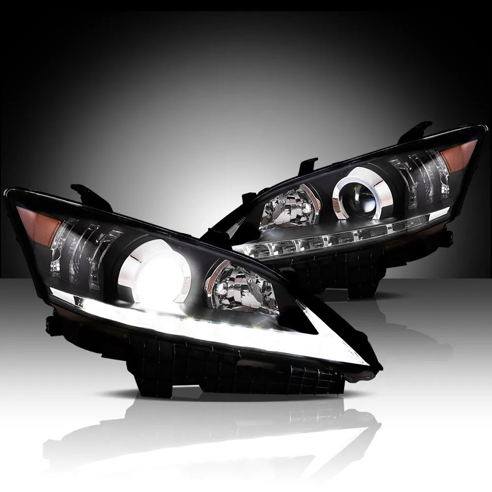 Vland 10-12 ES Series 4th Gen (GSV40) Facelift US Type Dual Beam Projector Headlights Assembly sayaragear
