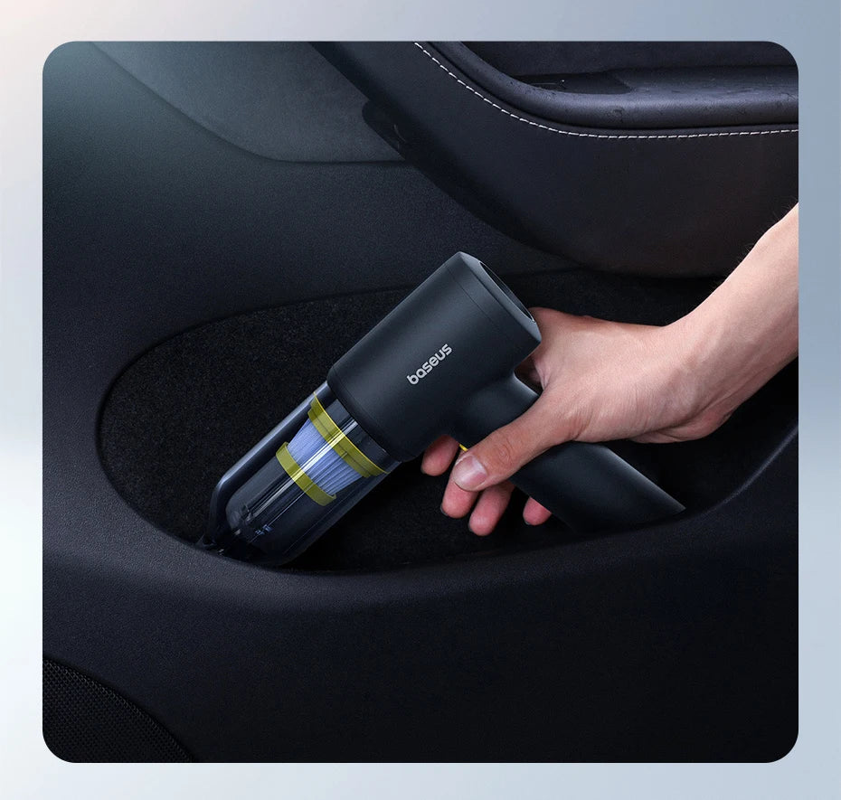 Baseus Car Vacuum Cleaner Wireless Air Dust Blower Gun for Car Powerful Portable Car Cleaning Appliance Cordless Vehicle Cleaner sayaragear