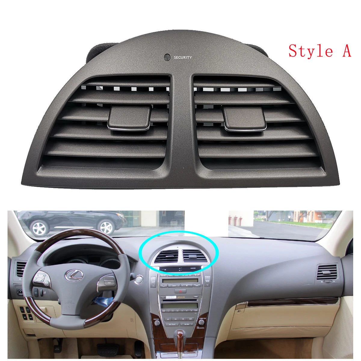 HAOCHEN A/C Car Air Conditioner Vent AC Outlet Panel Grille For LEXUS ES350 2006 2007 2008 2009 2010 2011 2012 auto acessories sayaragear