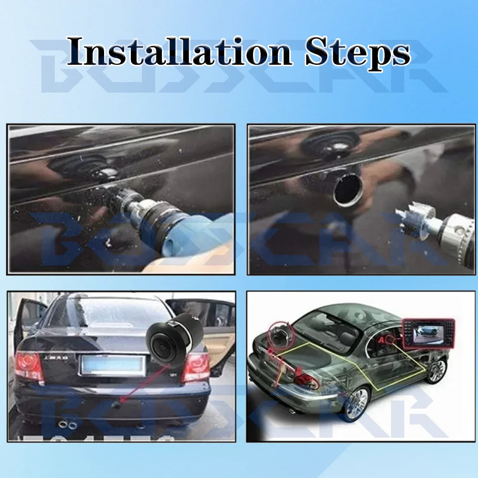 Car Rear Reverse Camera Rearview 170degree Car Infrared Auto Night Vision Waterproof Parking Reversing HD Image Sensor Rear View sayaragear
