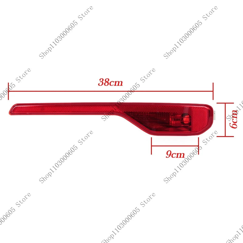 For Volvo XC40 2018-2023 Auto Accessories Rear Bumper Reflector Brake Light Tail Light Without Bulb 31656865 31656866 - sayaragear