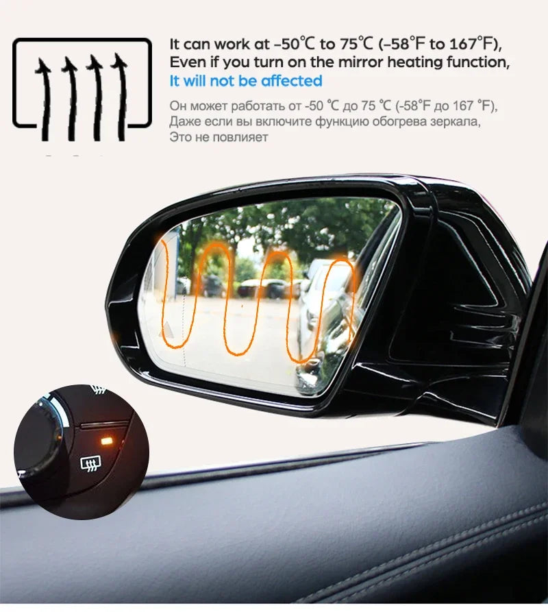 for Peugeot 3008 2008~2020 mk1 mk2 3008GT GT 3008 Full Cover Anti Fog Film Rearview Mirror Rainproof Accessories 2013 2015 2017 sayaragear