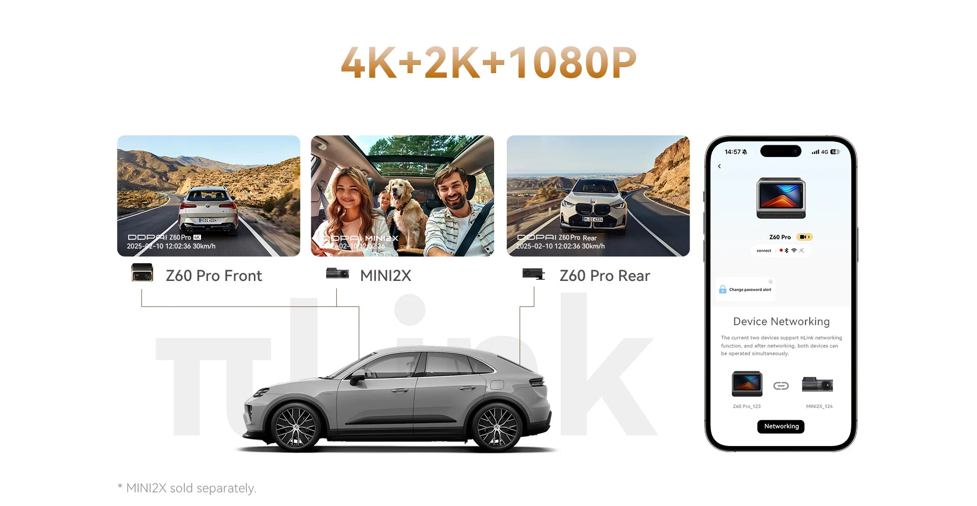 DDPAI Z60 Pro 4K Dash Cam Auto Dashcam Front GPS Car Camera for Dual SONY Sensor WiFi ADAS Night Vision DVR Video Recorder sayaragear