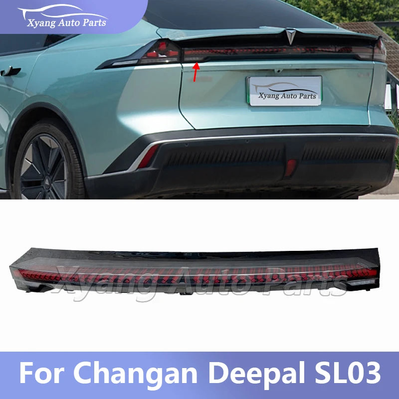 Rear Bumper Tail Light For Changan Deepal SL03 Rear Bumper Central Light Brake Lamp sayaragear