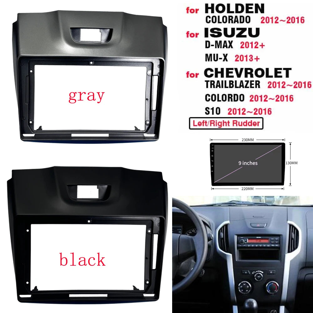 For 2015-2018 ISUZU D-MAX mu-X 9inch Car Radio Android Stereo audio screen multimedia video playercables Harness frame sayaragear