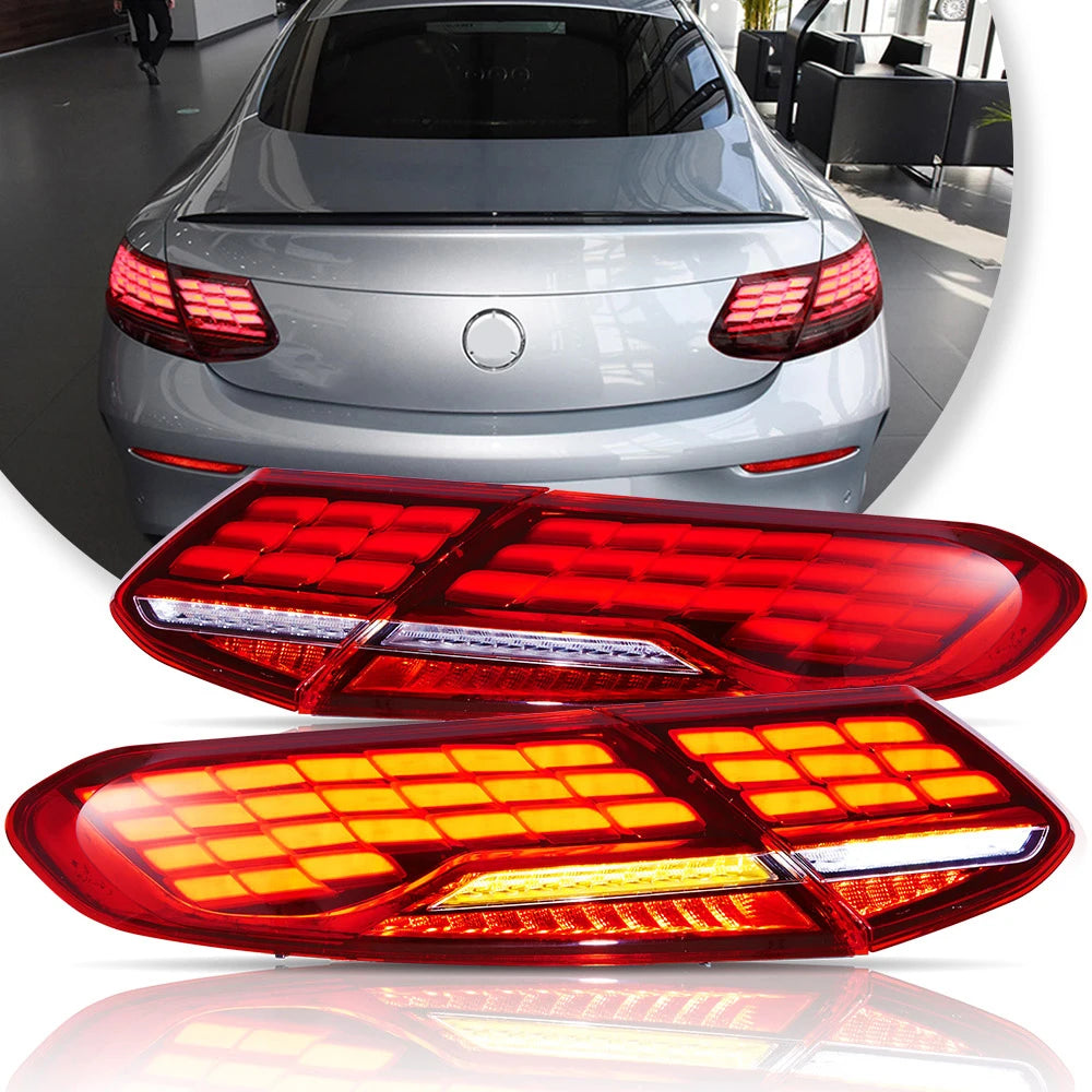 Vland 16-23 C-Class A205 C205 Full LED Tail Lights With Animation Sequential Turn Signal sayaragear
