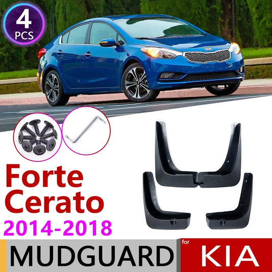 for KIA Forte Cerato K3 2014~2018 Front Rear Fender Mudguard Mud Flaps Guard Splash Flap Mudguards Accessories 2015 2016 2017 sayaragear