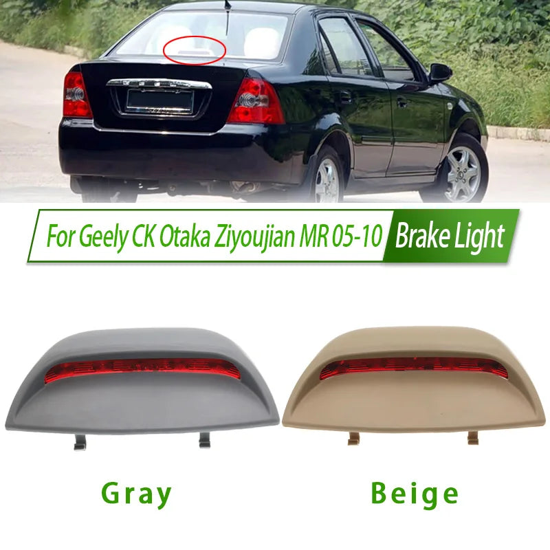 For Geely CK Otaka Ziyoujian MR 05-10 Rear Additional brake light lamp High Additional 3rd Third Brake Light stop lamp Assy sayaragear