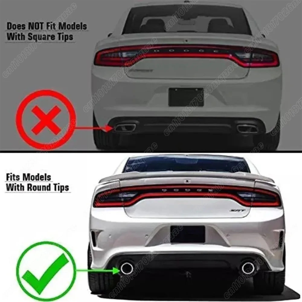 For Dodge Charger SRT/GT/RT/Scat Pack/Daytona 2015 2016 2017 2018 2019 Car Rear Bumper Spoiler Lip Exterior Accessories Body Kit sayaragear