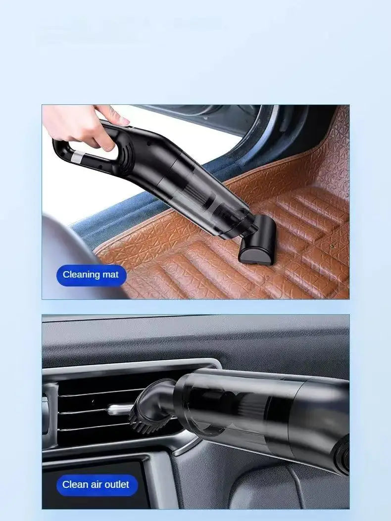 High Suction Handheld Car Vacuum Cleaner Portable Dual Use Household Water Absorption Cleaning Tool for Auto Interior sayaragear