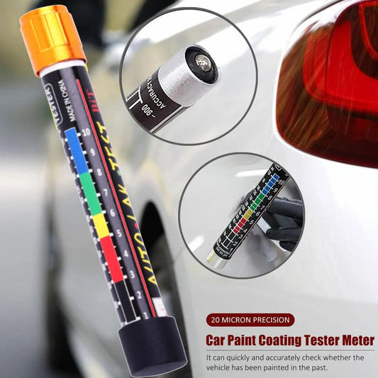 1PC Car Paint Thickness Tester Gauge Auto Paint Cars Paint Crash Check Test Paint Tester With Magnetic Tip Scale sayaragear