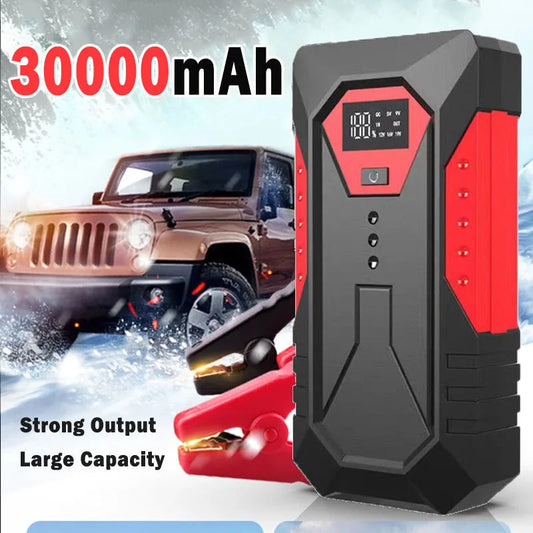 Portable Car Jump Starter Power Bank Car Booster Charger 12V Starting Device Petrol Diesel Car Emergency Booster 18800mAh sayaragear