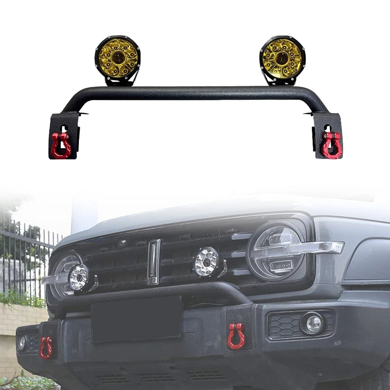 2025 Hot Sale Front Bull Bar Front Bumper with Spotlights for GWM Tank 300 Accessoriescustom sayaragear