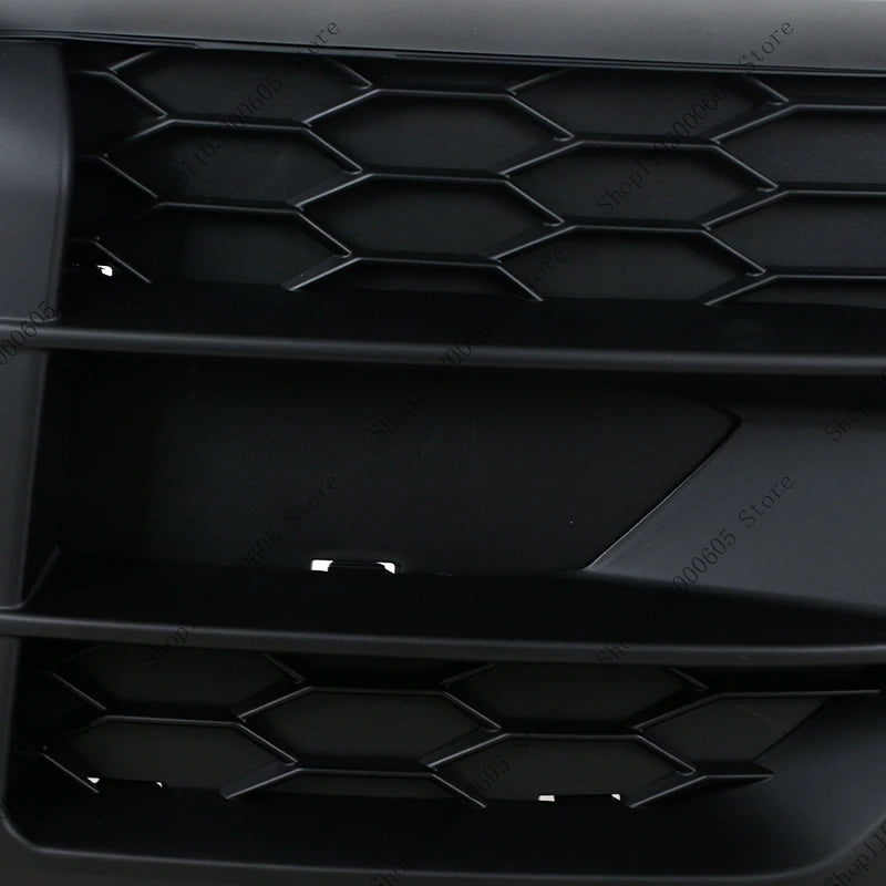 For Audi Q2 Q2L 2018-2021 Sports Auto Parts Front Bumper Fog Light Frame Grille Protection Cover 81D807681BRU6 81D807682BRU6 sayaragear