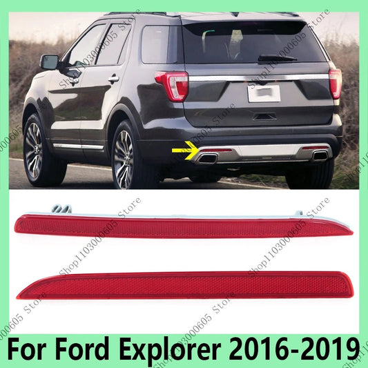 For Ford Explorer 2016 - 2019 Auto Parts Rear Bumper Reflector Turn Signal Brake Signal Fog Light FB5Z15A449C FB5Z15A449D sayaragear