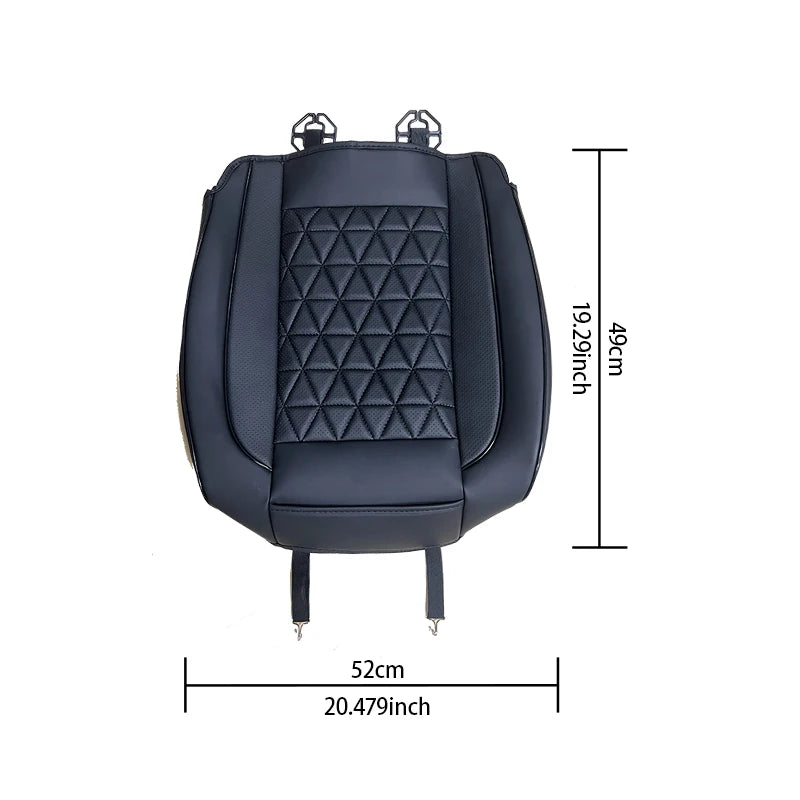 New Front Car Seat Cover PU Leather Cars Seat Cushion Automobiles Seat Protector Universal Car Chair Pad Mat Auto Accessories sayaragear