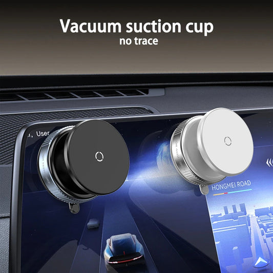 Car Phone Holder, Magsafe Magnetic Vacuum Intelligent Car Mount 360° Rotation Magnetic Vacuum Adsorption Suction Cup Bracket Car sayaragear