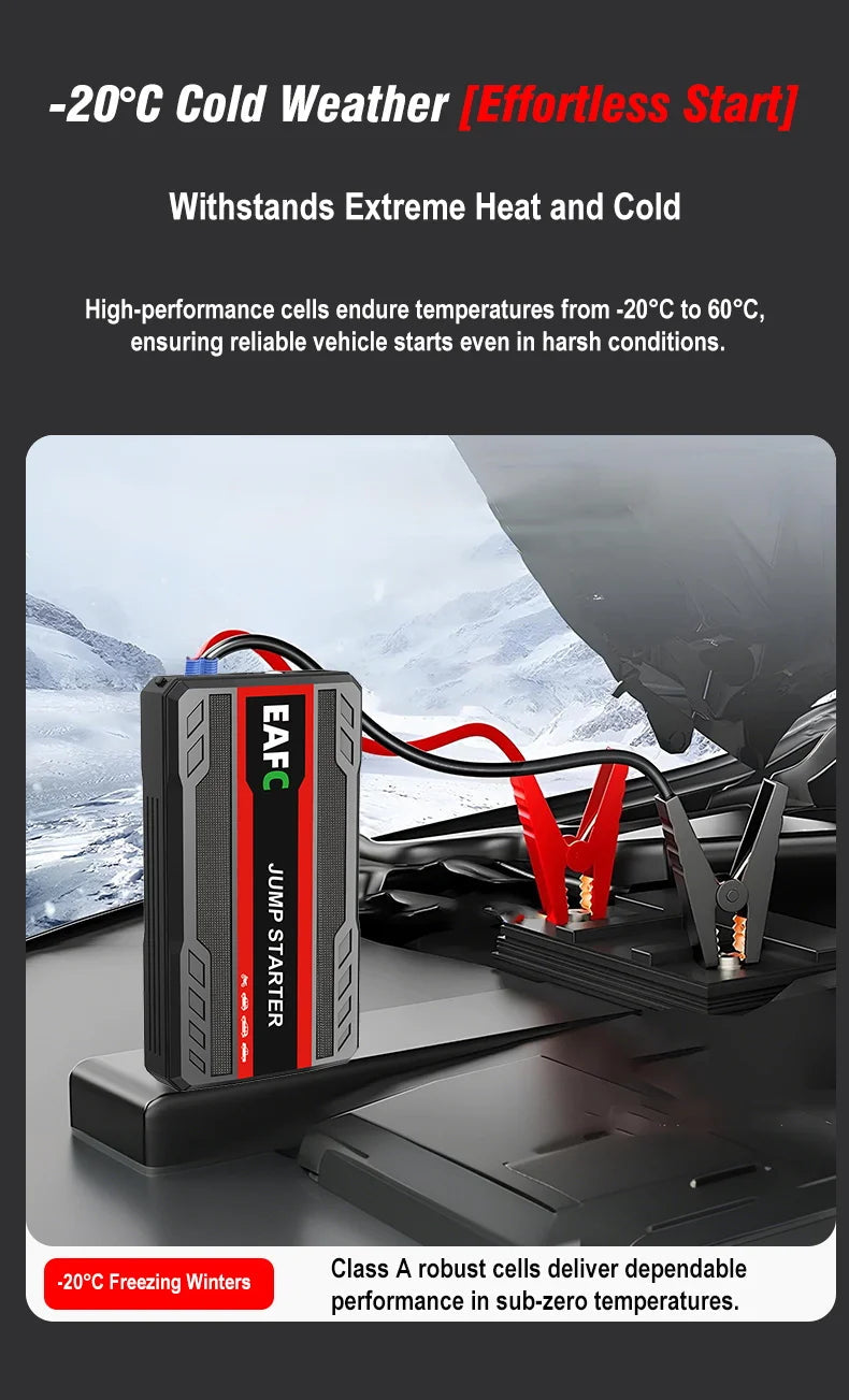 4000A/2000A/600A Portable Car Jump Starter PowerBank Booster Charger 12V Starting Device Petrol Diesel Car Booster JumpStarter sayaragear