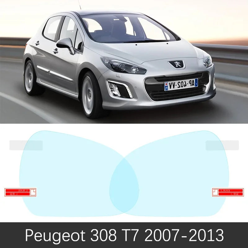 Full Cover Anti Fog Rainproof Film Rearview for Peugeot 308 t7 t9 308cc 308sw 308gti 2007~2019 Car Stickers Accessories 2015 sayaragear