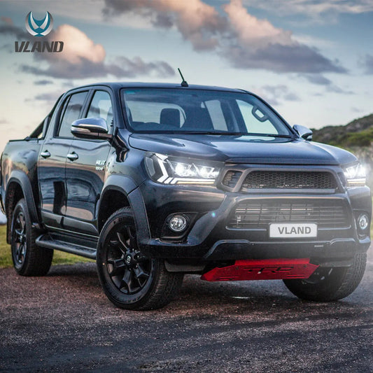 Vland 15-20 Hilux SR5 8th Gen (GUN125, GUN126R) Pre-Facelift Dual Beam Projector Headlights sayaragear