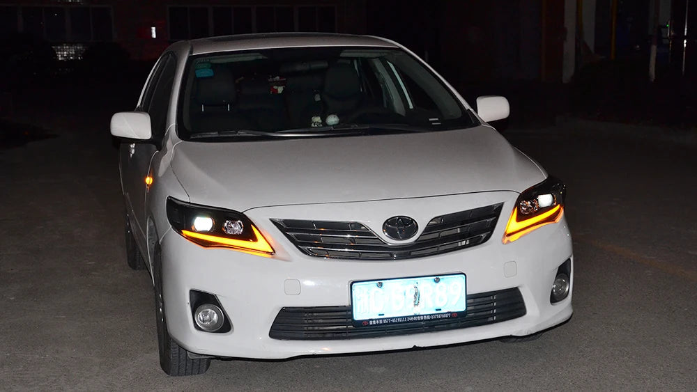 VLAND Led Daytime Running Light For Toyota Corolla 2011 2012 2013 Auto DRL Headlight Front Cover Fog Lamp Car Accessorie sayaragear