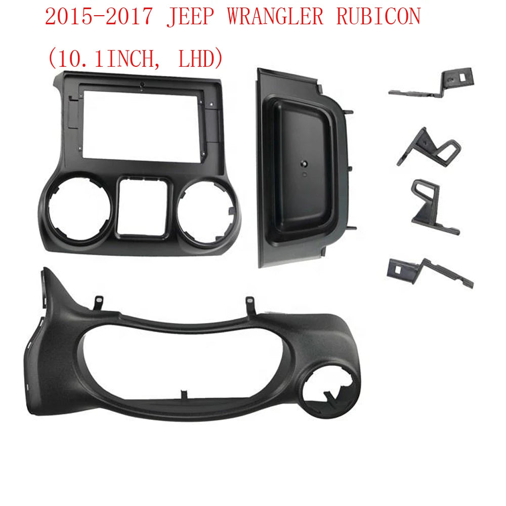 10.1 INCH Dash Kit for Jeep Wrangler 2011-2014 LHD RHD Car Radio Fascia Frame Android Player Adapter Cover Stereo Panel Bezel sayaragear