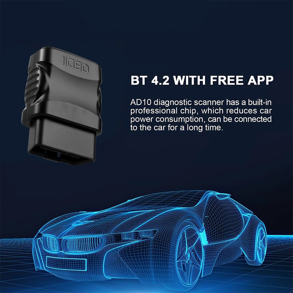 ELM327 V2.1 Car Engine Fault Code Reader OBD2 Scanner Bluetooth 4.2 Car Dignostic Scanner EOBD Fault Code Reader For IOS/Android sayaragear