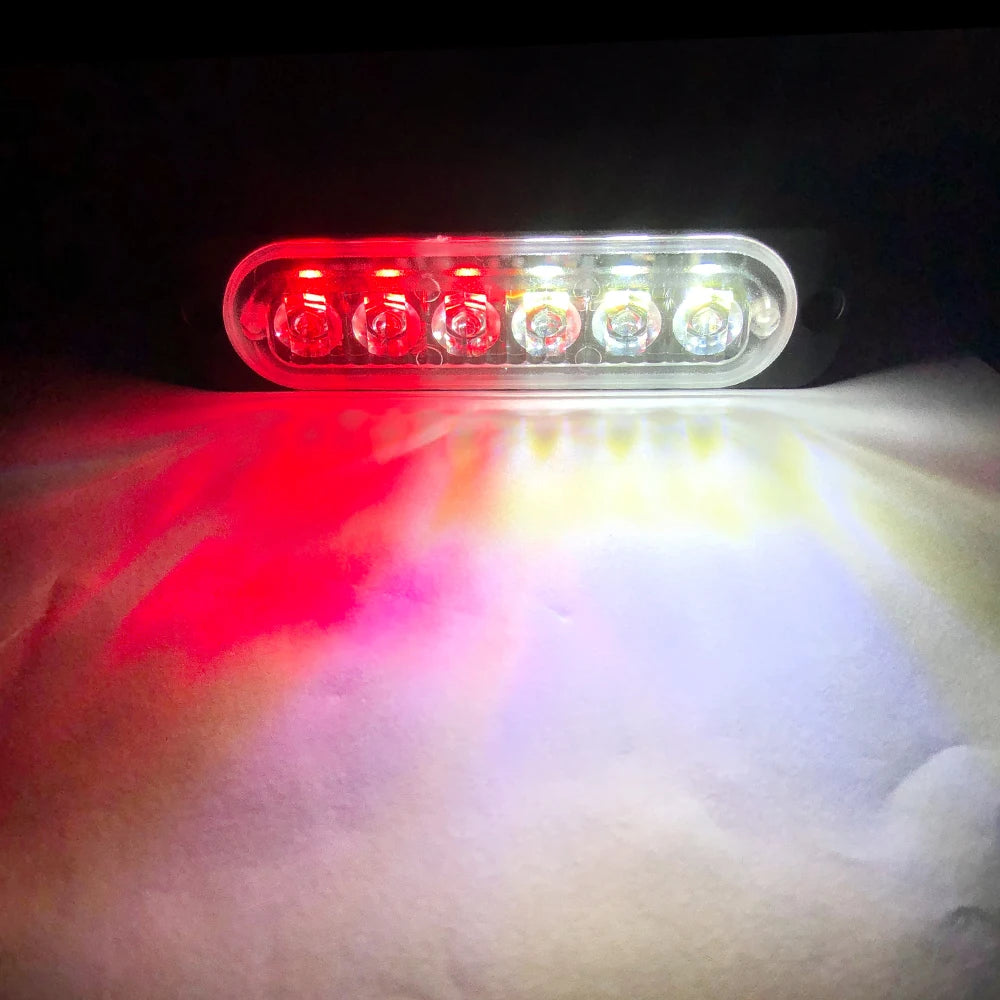 led strobe light Flashing Grille Lights Car emergency light 6LED WARN LIGHT police lights for car TRUCK strobe led light 12v 24v sayaragear