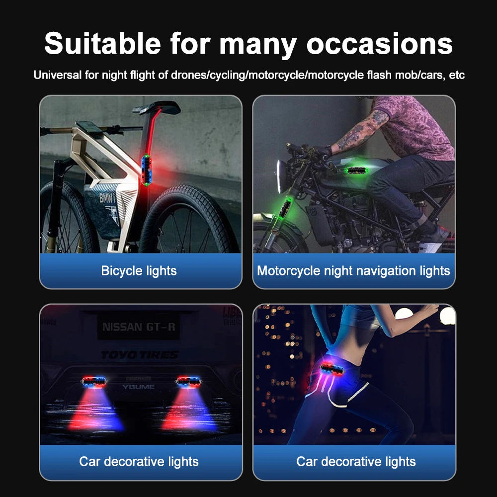 Solar Flashing Warning Light LED Warning Safety Flashing By Strobe Light Adjustable Auto Parking Lamp Rear Warning Light sayaragear