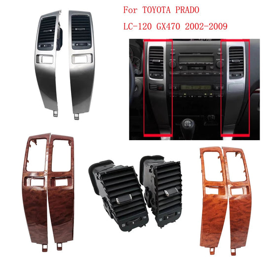 For Land Cruiser Prado 120 Toyota Lexus GX470 2003 2004 2005-2009 Car Air Conditioner Outlet A/C Air Vents Plate Dashboard Panel sayaragear