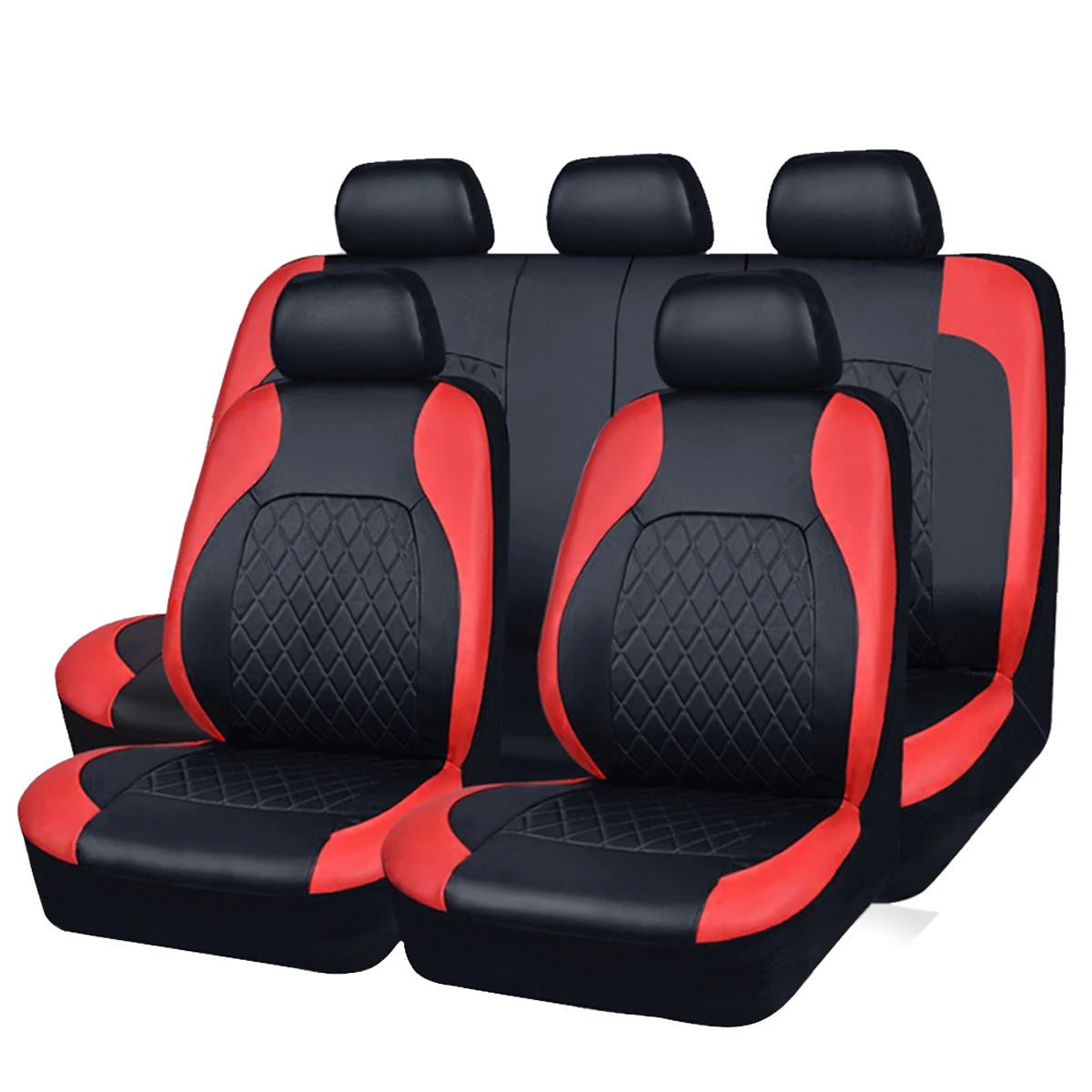 All Season Quited PU Leather Car Seat Cover Full Surrounded Seat Protector Waterproof Universal Fit Sedan Suv Pick-up Truck Seat sayaragear