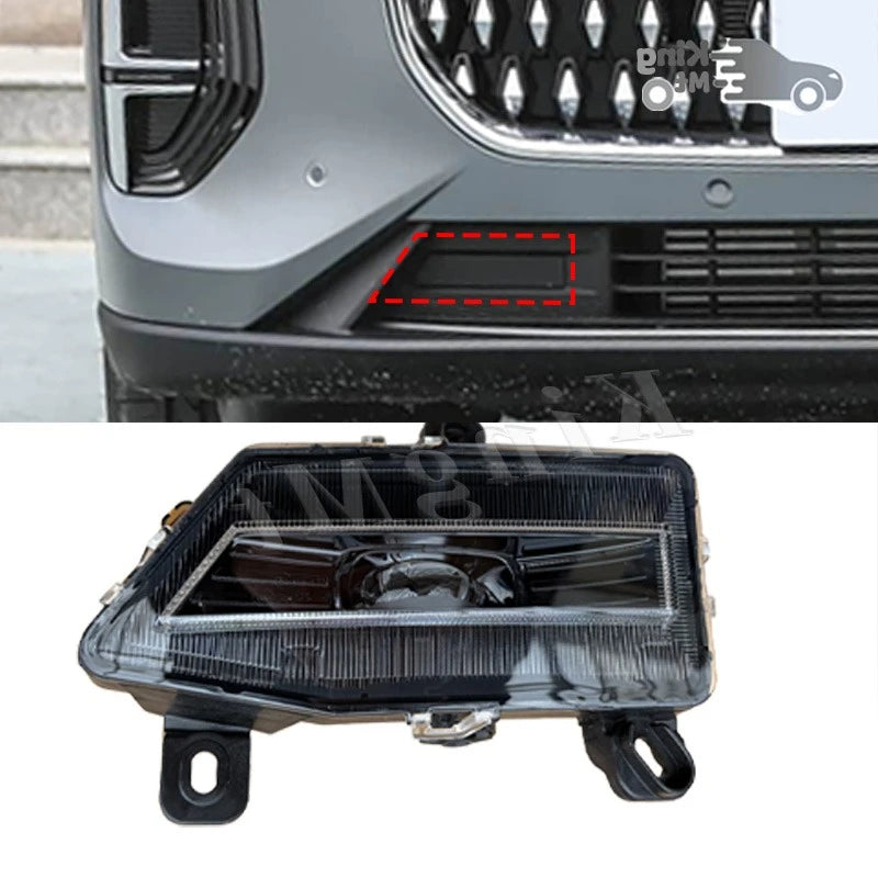 For Chery Tiggo 8L Omoda 6 EXEED Yaoguang Foglight Fog Light Assy Front Bumper Fog Lamp Kit Replacement with Waterproof Housing sayaragear