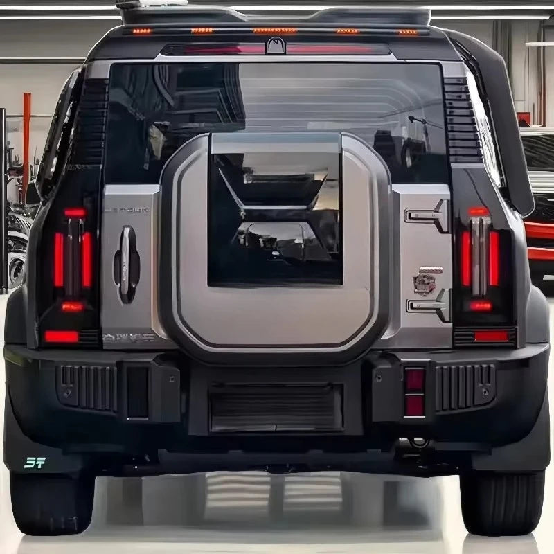 High Quality ABS Body Kit for Jetour T2 TRAVELER 2025 Steel Tail Wing Spoiler with Flow Lights Car Accessories Hoodcustom sayaragear