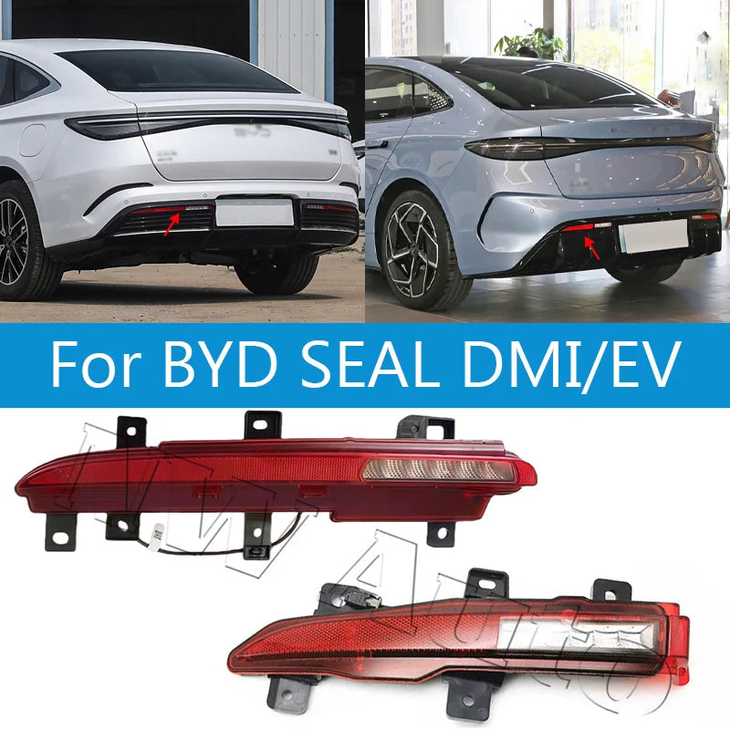 Rear Bumper Fog Light For BYD Seal ATTO 4 EV DM-i 2021 2022 2023 Tail Lamp Reflector Light Stop Lamp Brake Lamp Light sayaragear
