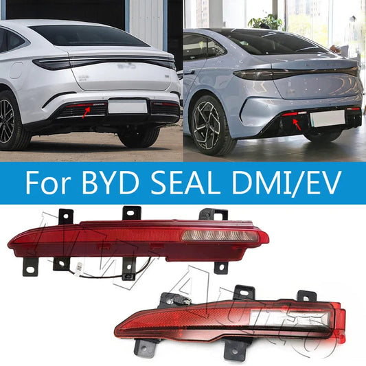 Rear Bumper Fog Light For BYD Seal ATTO 4 EV DM-i 2021 2022 2023 Tail Lamp Reflector Light Stop Lamp Brake Lamp Light sayaragear