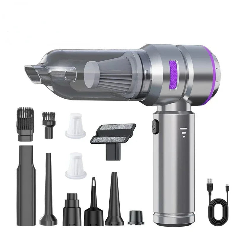 Car Vacuum Cleaner High Power Portable Handheld Wireless Brushless Motor Cleaning Machine Powerful Air Duster for Home Appliance sayaragear