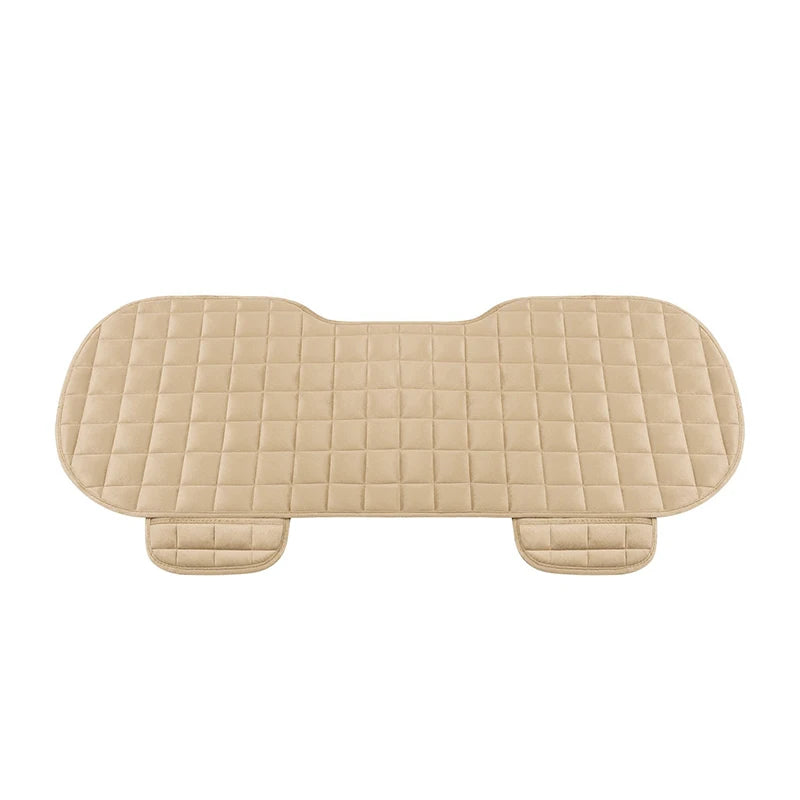 Car Seat Cover Front Rear Flocking Cloth Cushion Non Slide Winter Auto Protector Mat Pad Keep Warm Universal Fit Truck Suv Van sayaragear