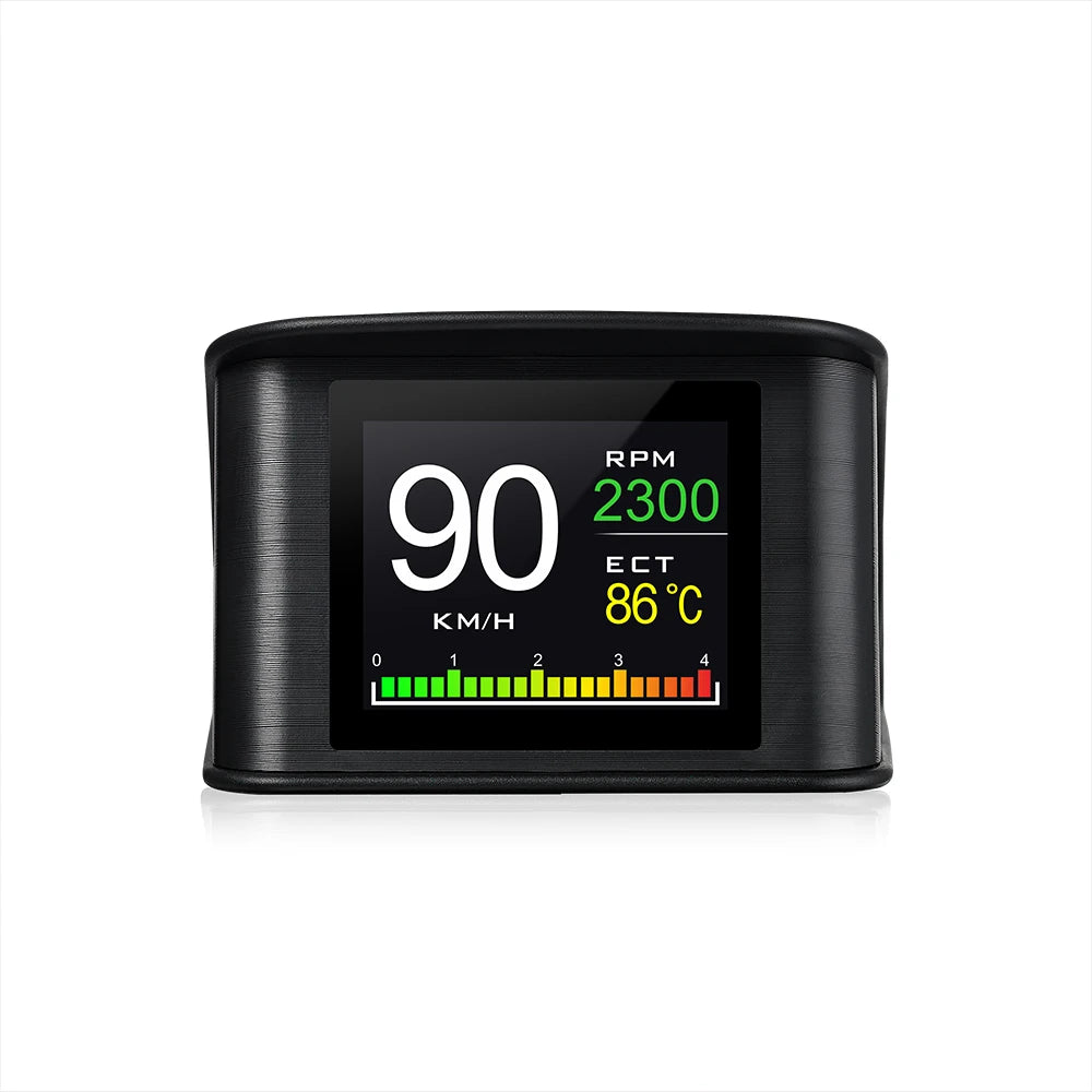 NEW Multi-function Full LCD Instrument OBD+GPS Dual System Car OBD2 GPS HUD Head Up Smart Digital Speedometer with Tester Alarm sayaragear
