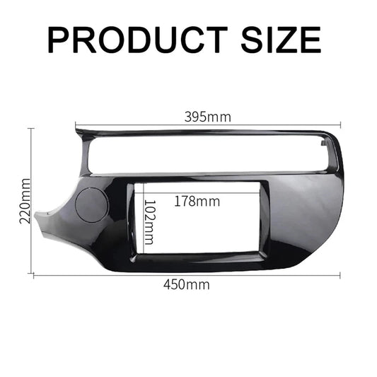 2Din Car Radio Fascia For KIA K3 RIO 2015-2017 DVD Stereo Frame Plate Adapter Mounting Dash Installation Bezel Trim Kit sayaragear