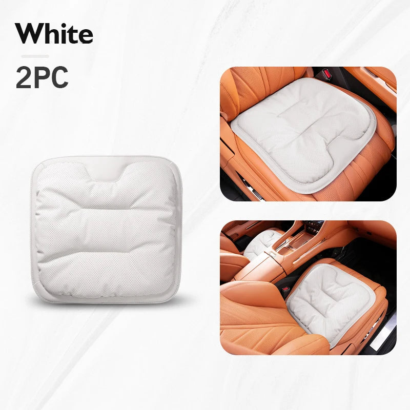 Universal Car Seat Cover Leather Cars Seat Waist Cushion Covers Four Season Auto Interior Seats  Protection Pad Car Accessorie sayaragear